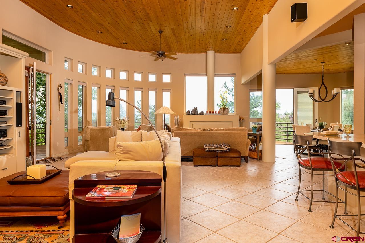 994 Cool Pines Drive Pagosa Springs, CO 81147 - Photo 10 of 35 a room with furniture and a large window