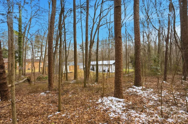 a view of wooden fence