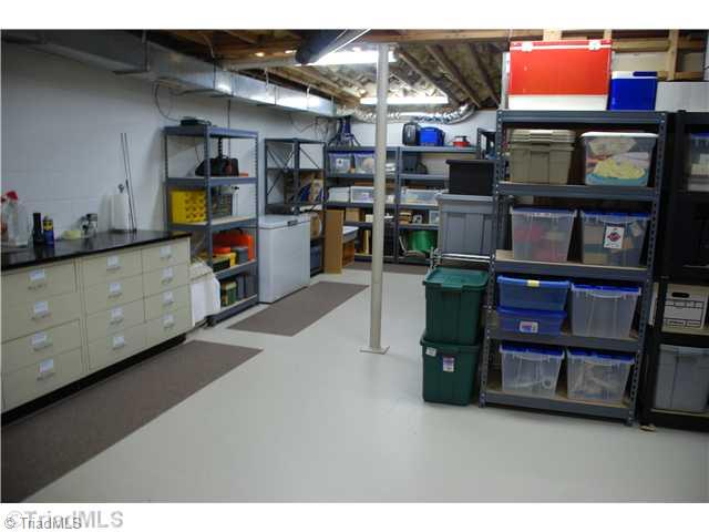 5500 East Rockingham Road Greensboro, NC 27407 - Photo 14 of 16 Storage. Heated and cooled storage in basement. How wonderul is this?!