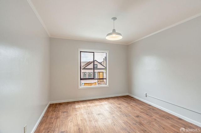 wooden floor in an empty room