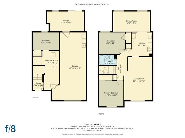 $1,150,000 | 70 Bradford Street, San Francisco, CA 94110