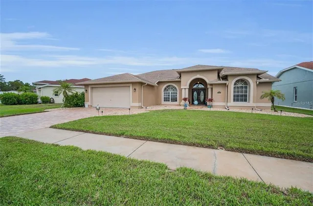 a front view of a house with entryway