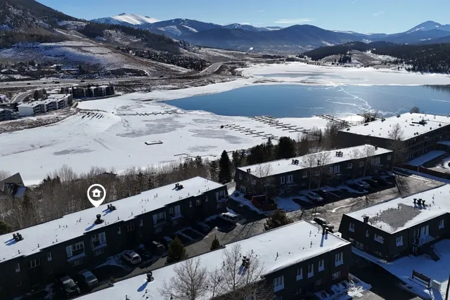 a view of city and mountain