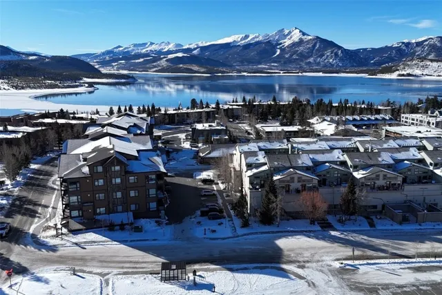 a city view with mountains in the background