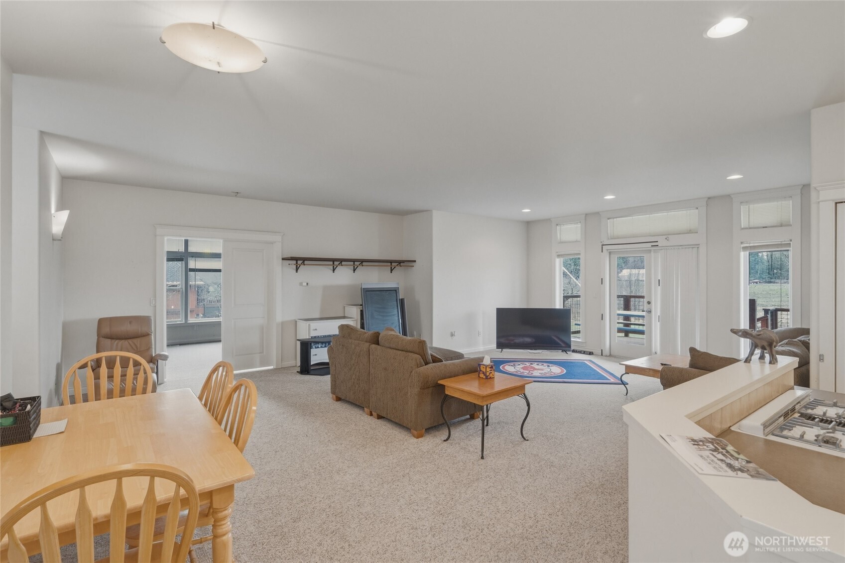 7349 Old Guide Road Ferndale, WA 98248 - Photo 37 of 40 a living room with furniture and flat screen tv