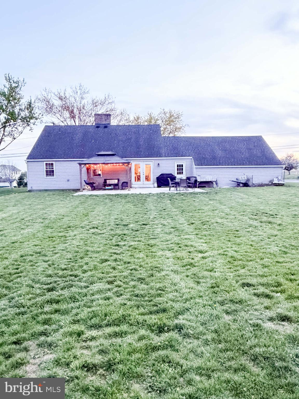 2333 Sollenberger Road Chambersburg, PA 17202 - Photo 27 of 61 Backyard with gazebo and bistro lights