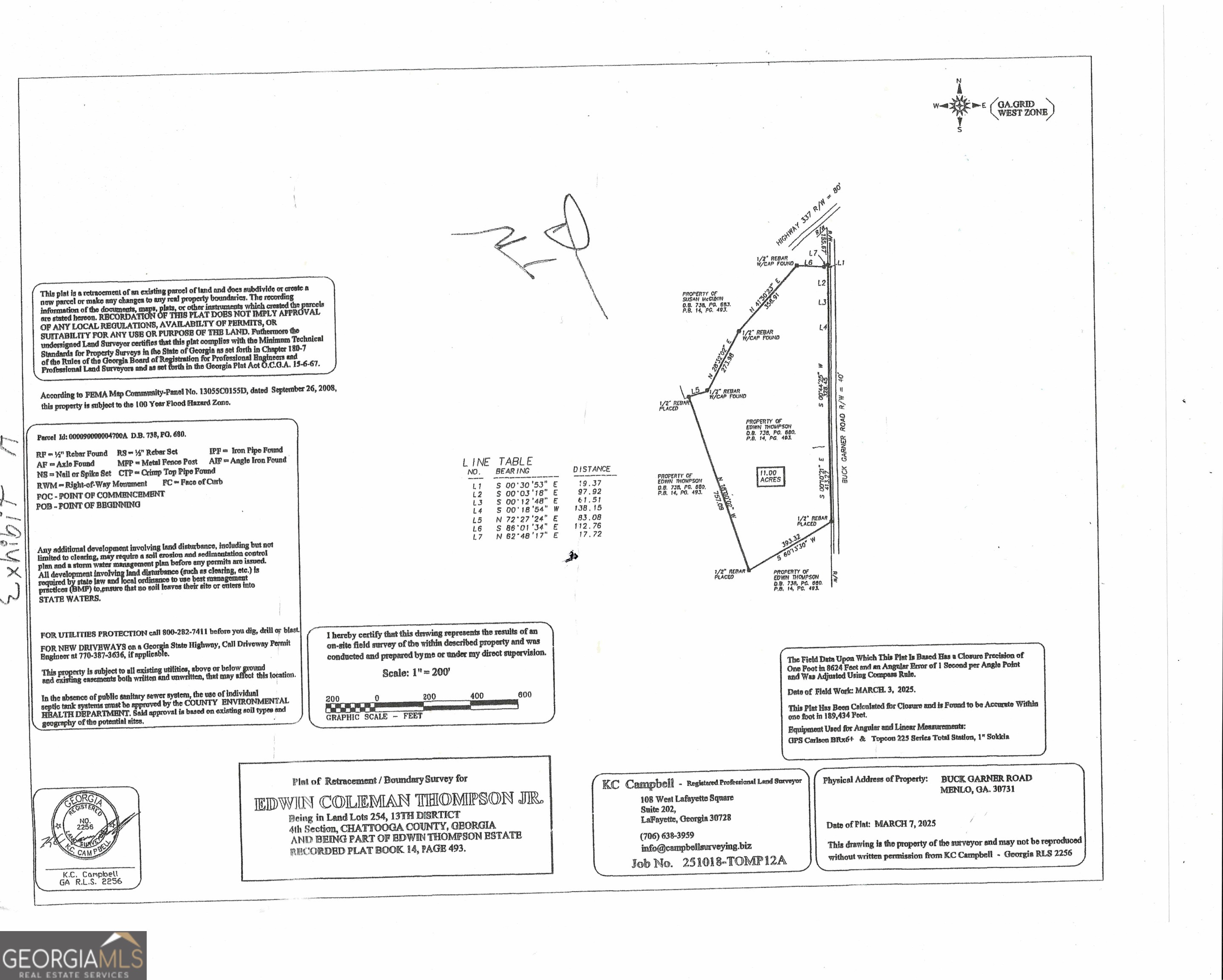 46 Buck Gardner Road Menlo, GA 30731 - Photo 39 of 40