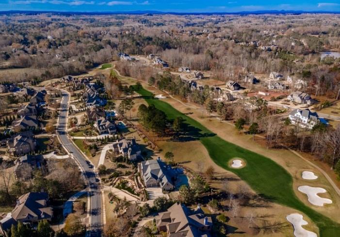 Undisclosed Address Milton, GA 30004 - Photo 13 of 118 an aerial view of a residential houses with outdoor space
