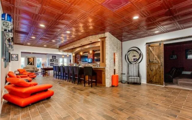 a view of water heater room