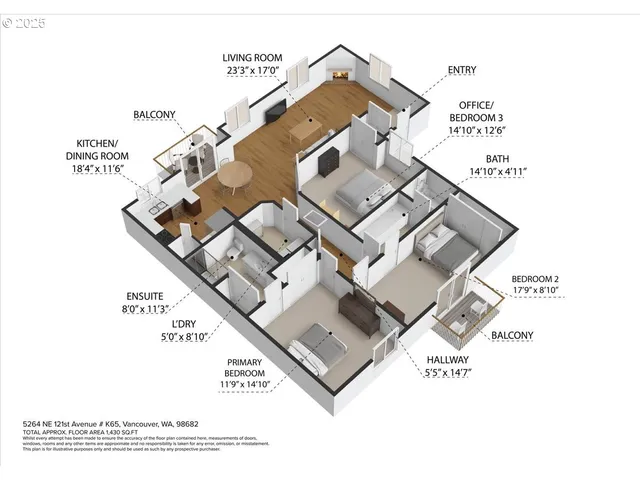 $360,000 | 5264 Northeast 121st Avenue, Unit K65, Vancouver, WA 98682