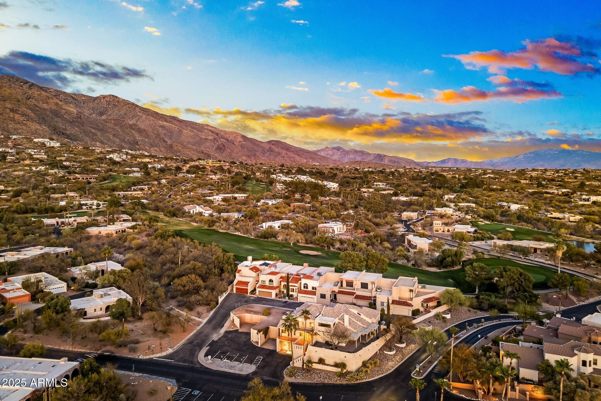 6547 North Turnberry Drive Tucson, AZ 85718 - Photo 39 of 51 an aerial view of residential houses with outdoor space