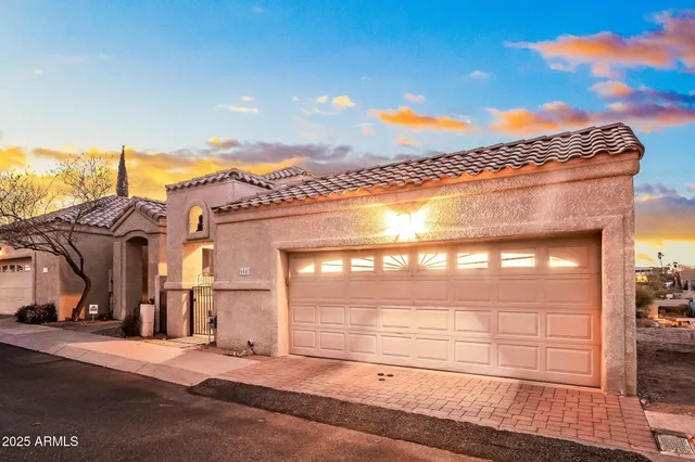 a view of a street with a building