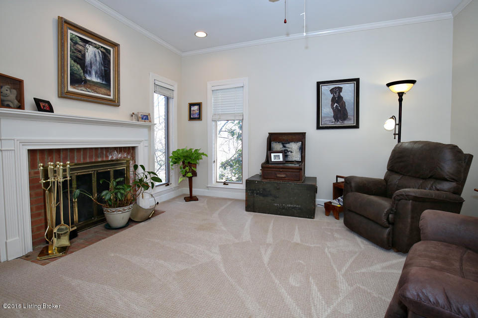1005 Devon Road Goshen, KY 40026 - Photo 13 of 55 Owners' Suite Sitting Room has a fireplace! What a delightful room for your morning coffee or private getaway! A 2nd bedroom with full bath on the first floor is perfect for a nursery.