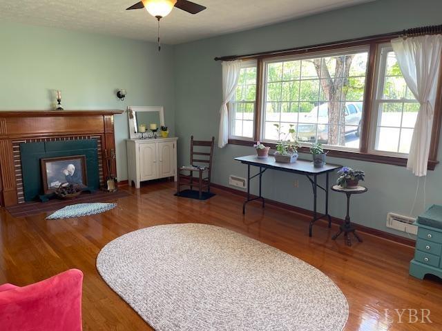2393 Grit Road Hurt, VA 24563 - Photo 10 of 22 a living room with furniture and a fireplace