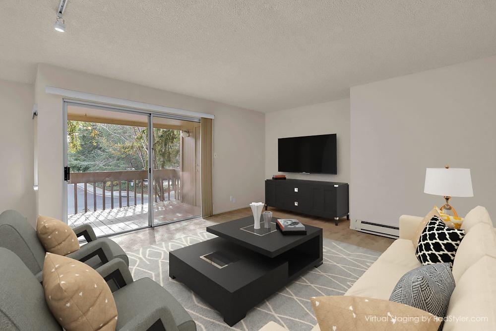 505 Cypress Point Drive, Unit 88 Mountain View, CA 94043 - Photo 1 of 14 a living room with furniture and a flat screen tv