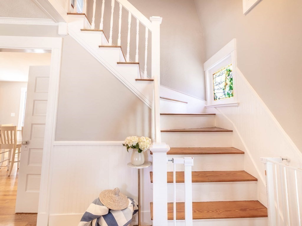 203 Samoset Avenue Hull, MA 02045 - Photo 20 of 39 a view of staircase with white walls
