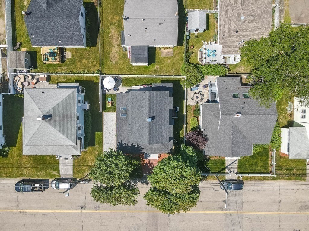 203 Samoset Avenue Hull, MA 02045 - Photo 38 of 39 an aerial view of multiple houses with a yard