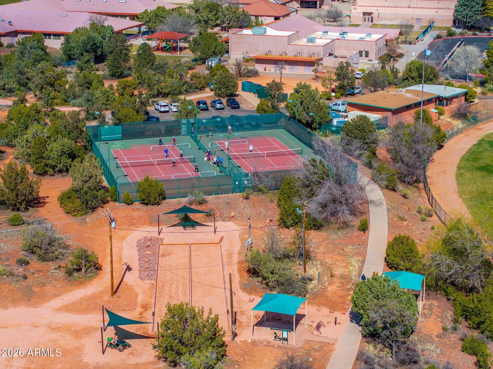 40 Mission Road Sedona, AZ 86336 - Photo 67 of 75 an aerial view of a houses with outdoor space