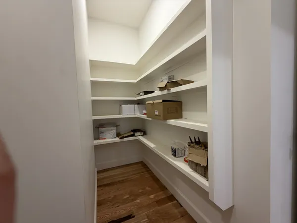 a room with storage and utility