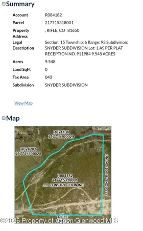 $525,000 | Tbd Tbd Snyder Subdivision, De Beque, CO 81630