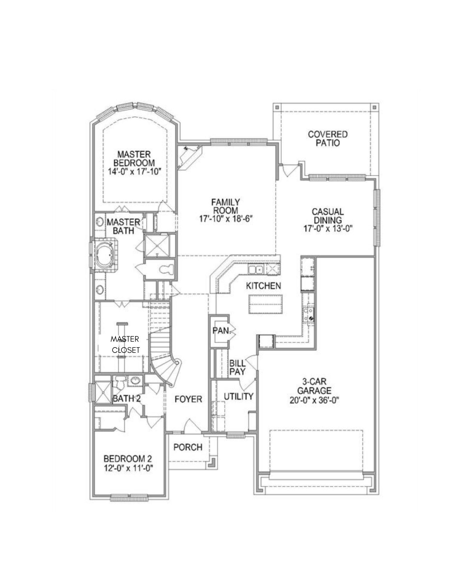 27705 South Slate Hills Lane Spring, TX 77386 - Photo 44 of 45 Floorplan - First Floor