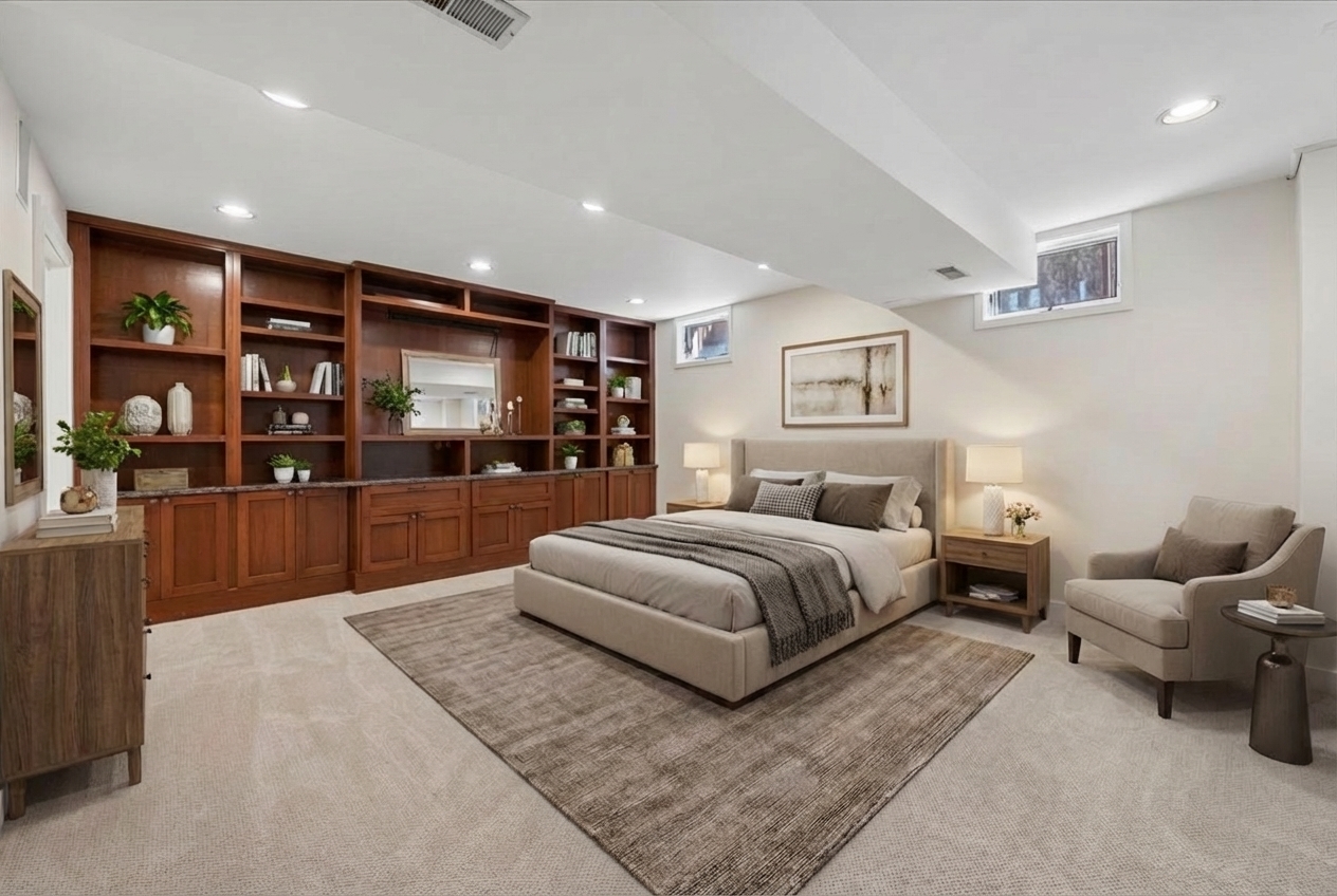 3239 North Kenmore Avenue, Unit 5 Chicago, IL 60657 - Photo 23 of 35 a spacious bedroom with a bed and window