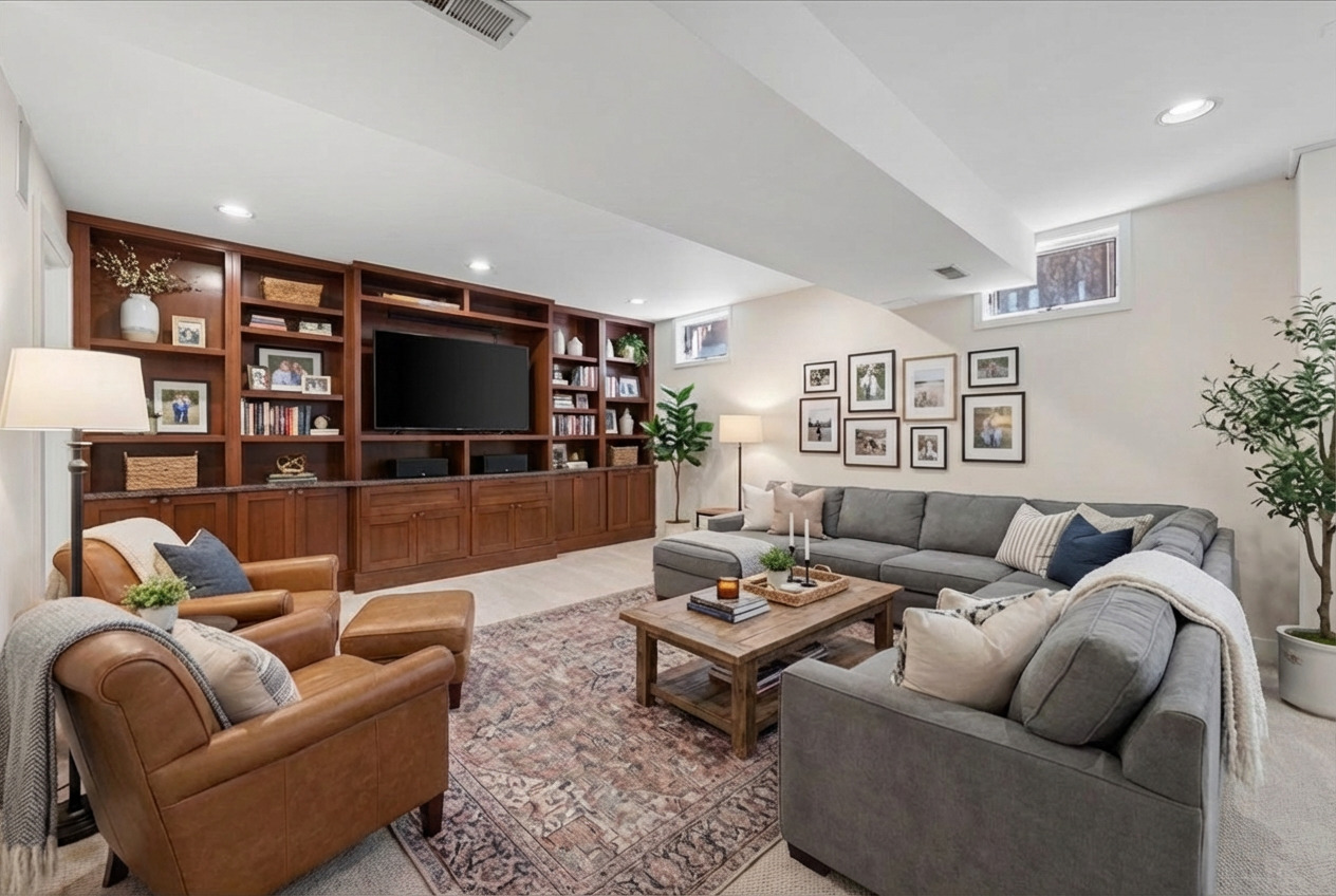 3239 North Kenmore Avenue, Unit 5 Chicago, IL 60657 - Photo 24 of 35 a living room with furniture and a flat screen tv