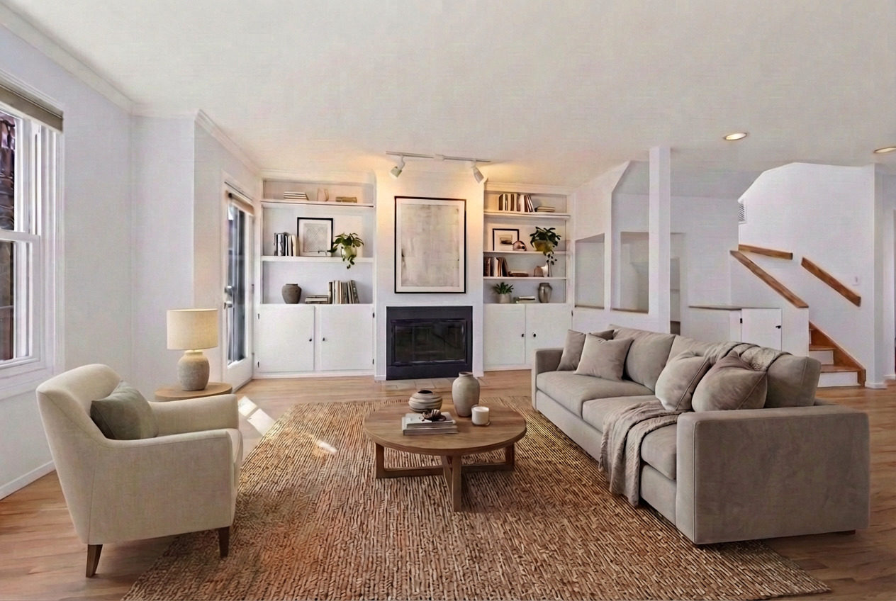 3239 North Kenmore Avenue, Unit 5 Chicago, IL 60657 - Photo 10 of 35 a living room with furniture and a fireplace