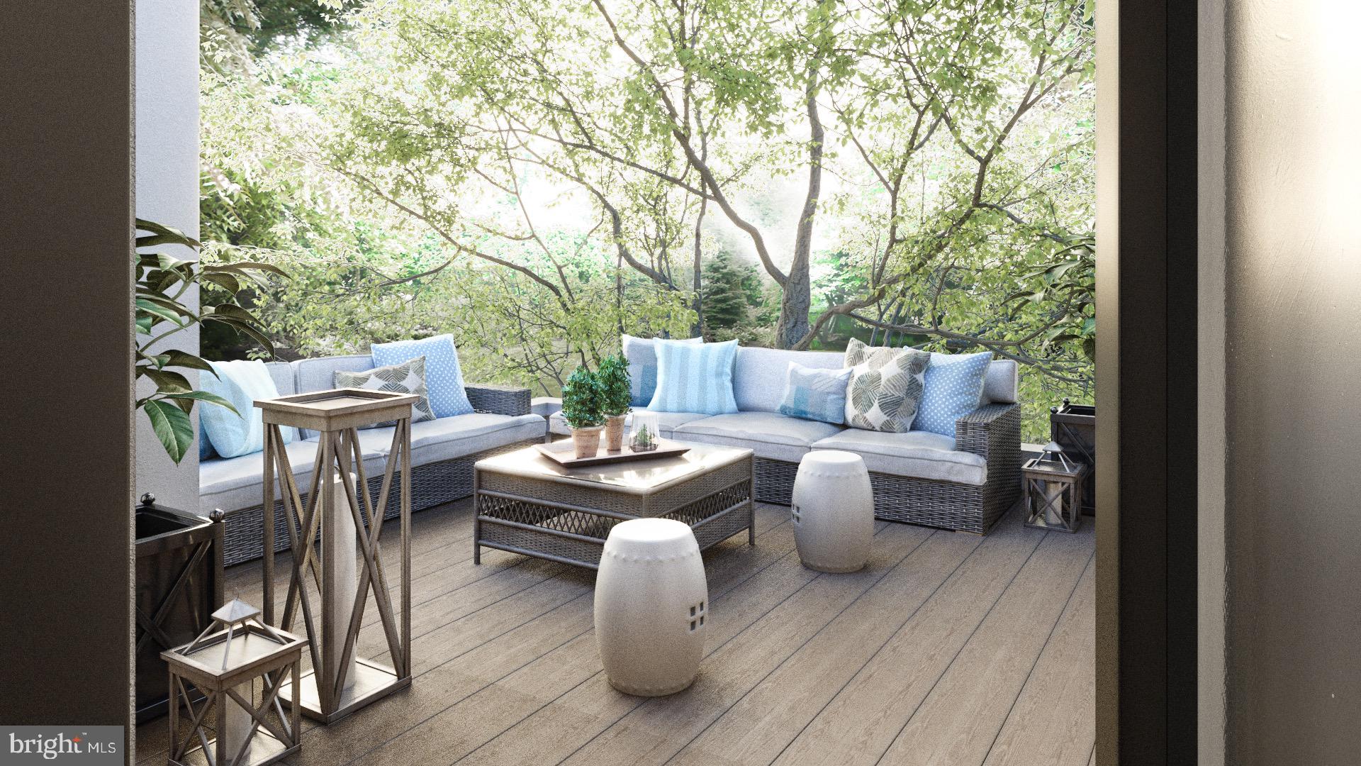 3566 Alton Place Northwest Washington, DC 20008 - Photo 4 of 9 Rendering of outdoor balcony/terrace