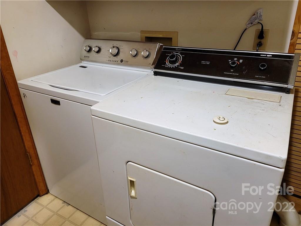 941 Engineer Road Bostic, NC 28018 - Photo 16 of 29 a close up view of washer and dryer