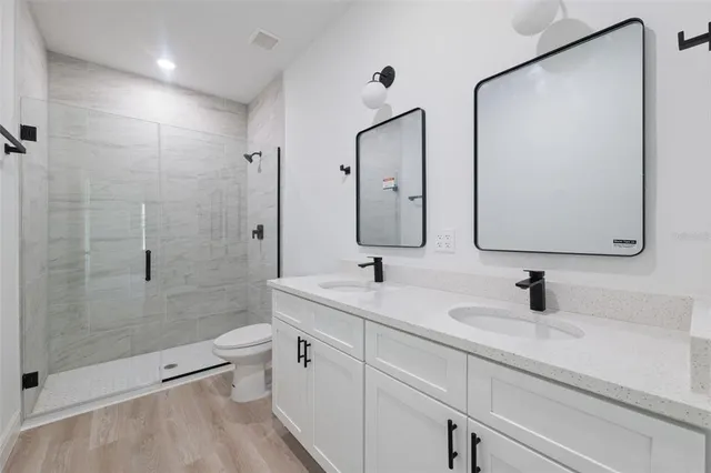 a view of a room with empty racks