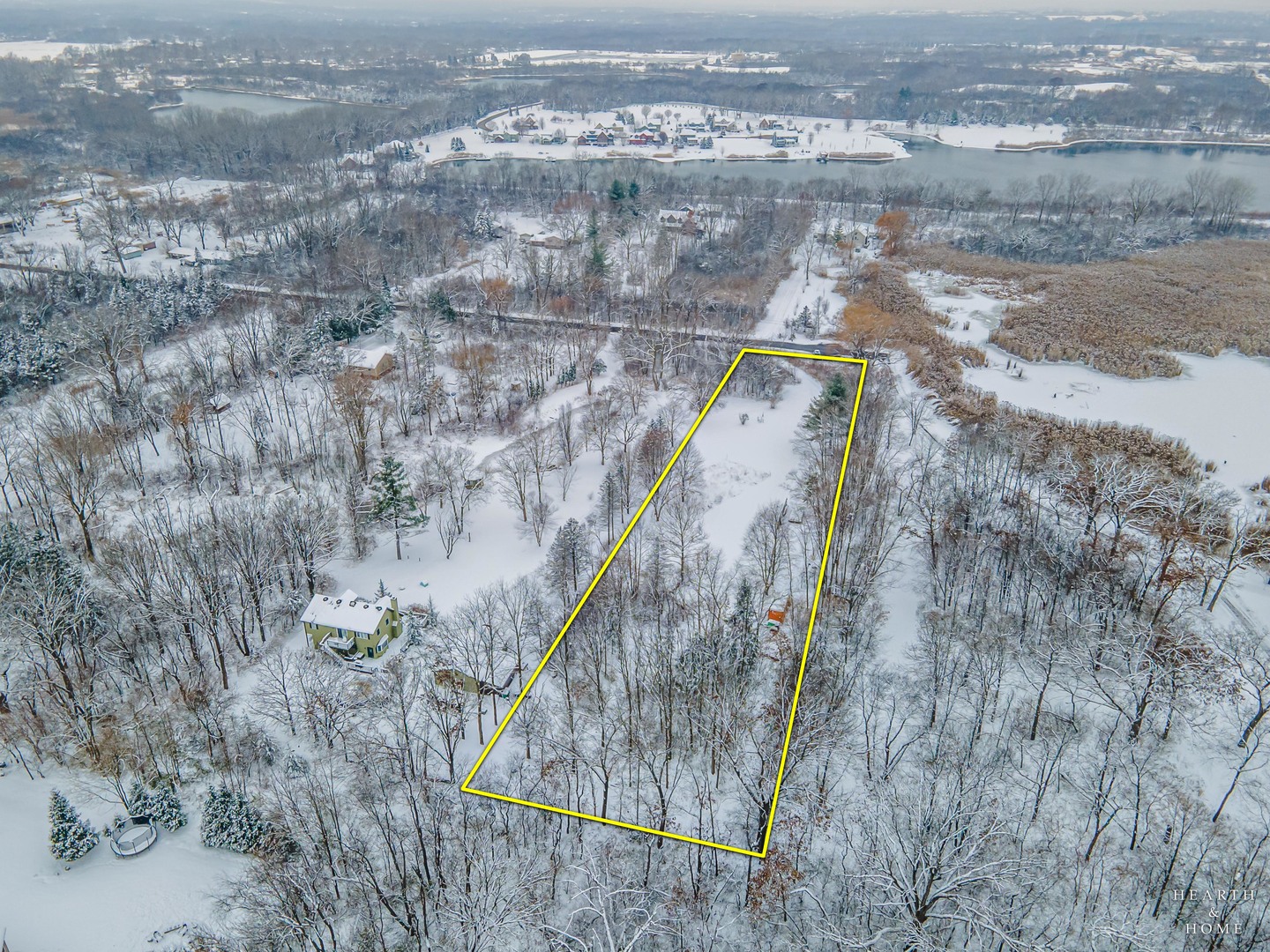 a view of a backyard of a house