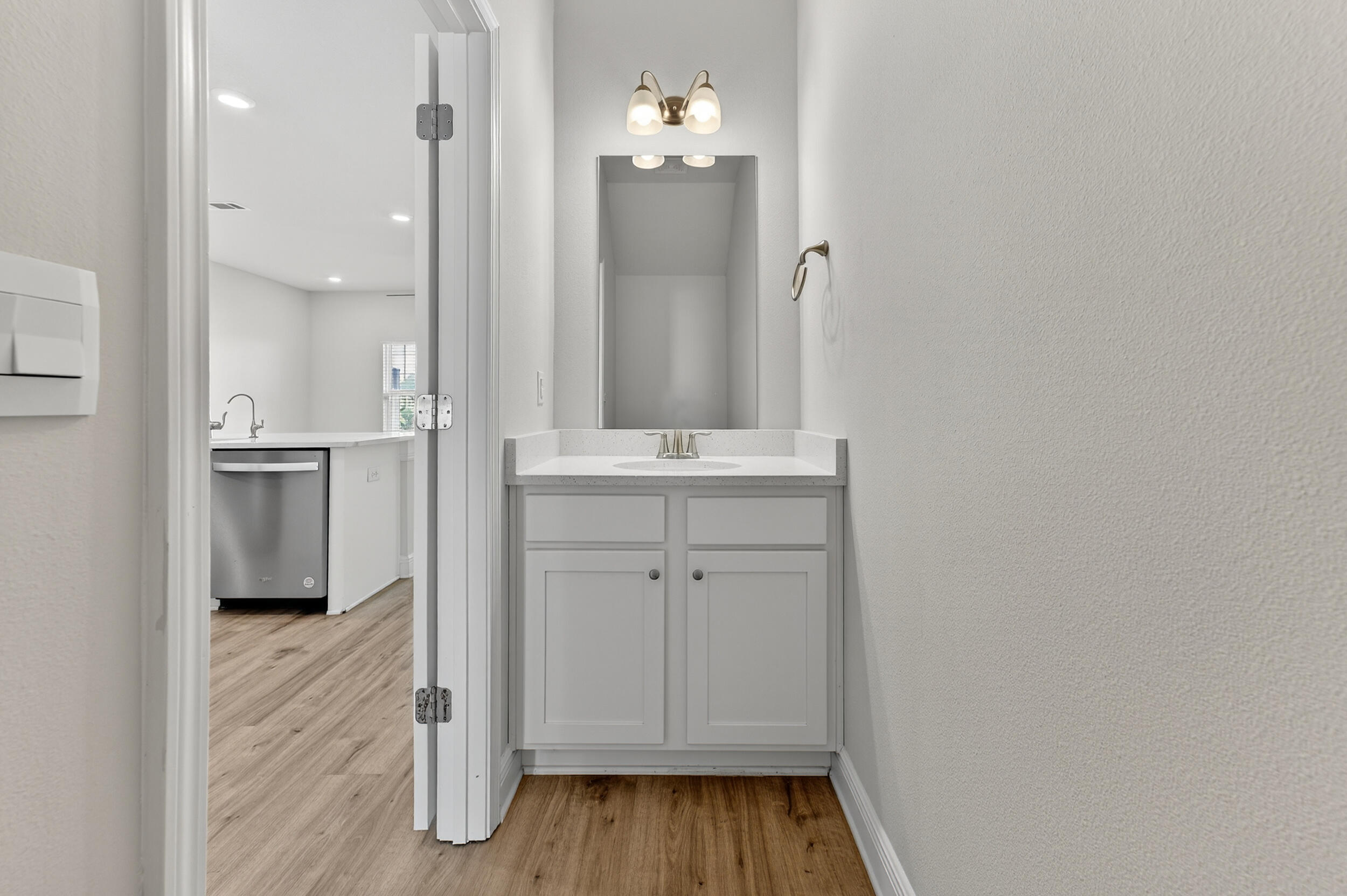 15 Redbird Loop Destin, FL 32541 - Photo 17 of 42 wooden floor in a kitchen