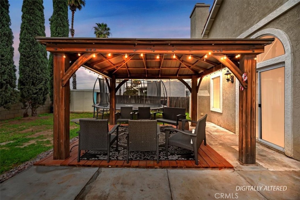 19971 Westerly Drive Riverside, CA 92508 - Photo 4 of 41 Patio at twilight