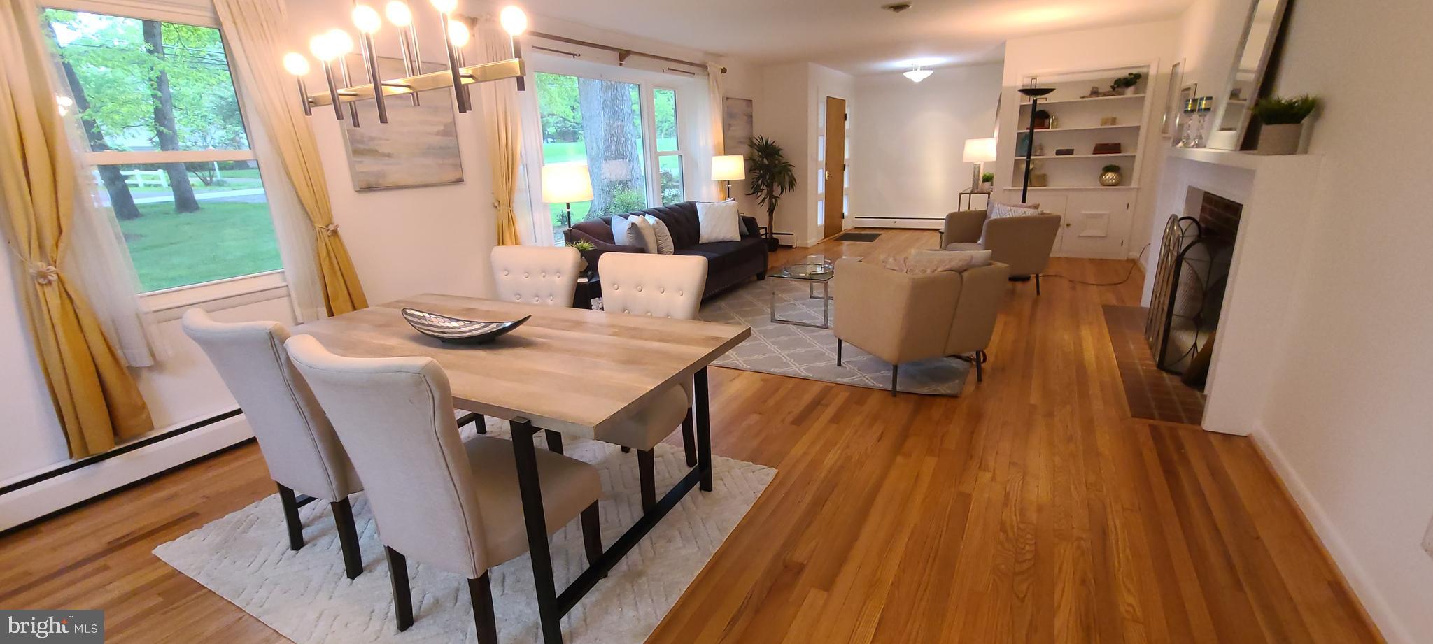3741 Chatham Road Ellicott City, MD 21042 - Photo 6 of 42 Living room with hardwood flooring