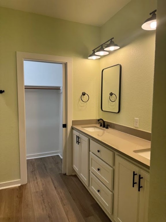 3914 Alamosa Street College Station, TX 77845 - Photo 7 of 17 a bathroom with a sink and mirror