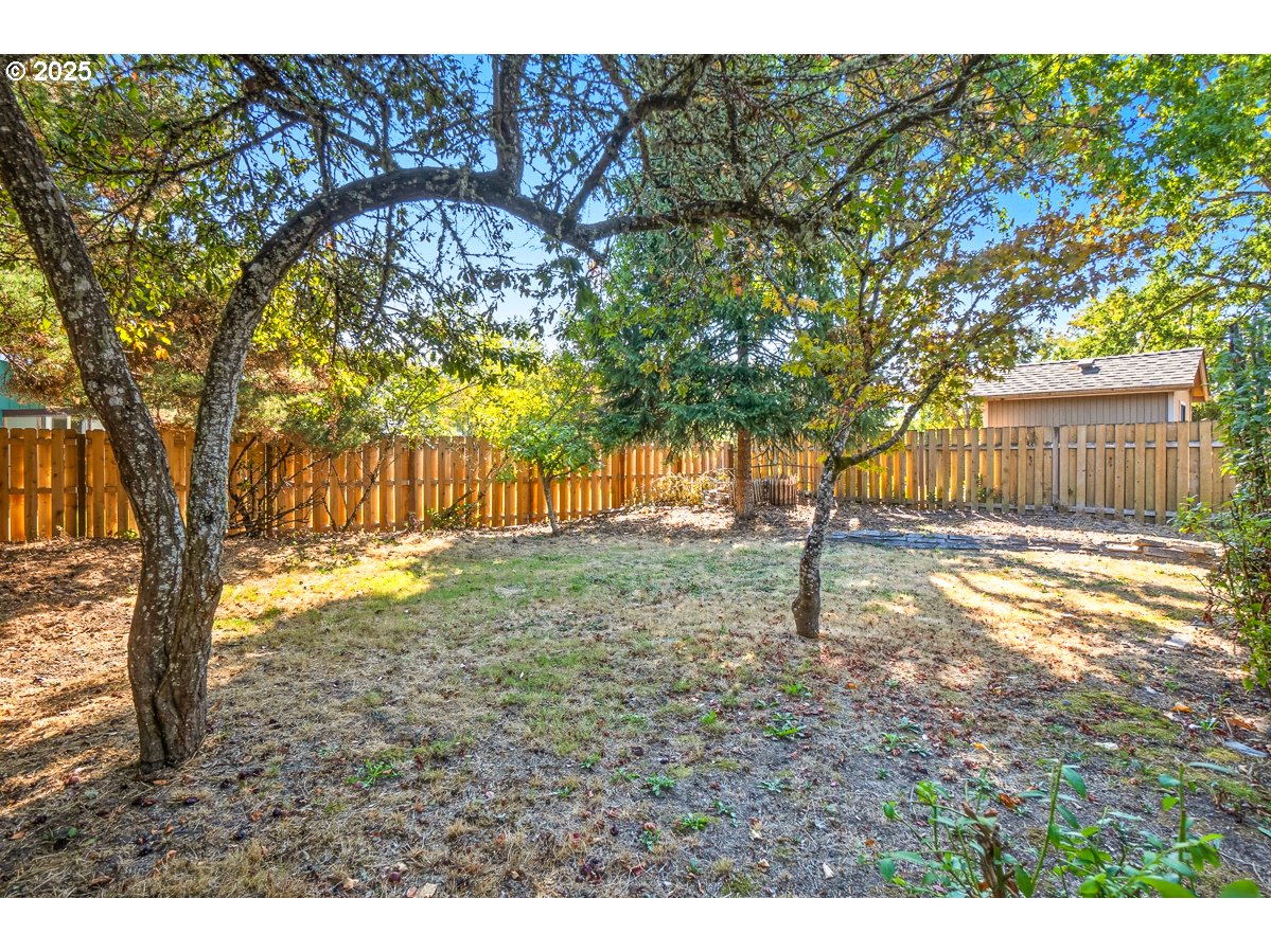 3247 Southeast Hathaway Drive Corvallis, OR 97333 - Photo 21 of 28 a backyard of a house with lots of green space