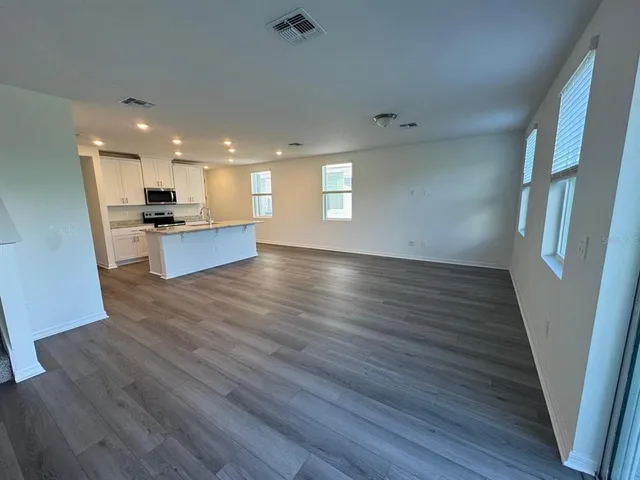 a view of kitchen and sink