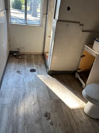 a view of water heater room