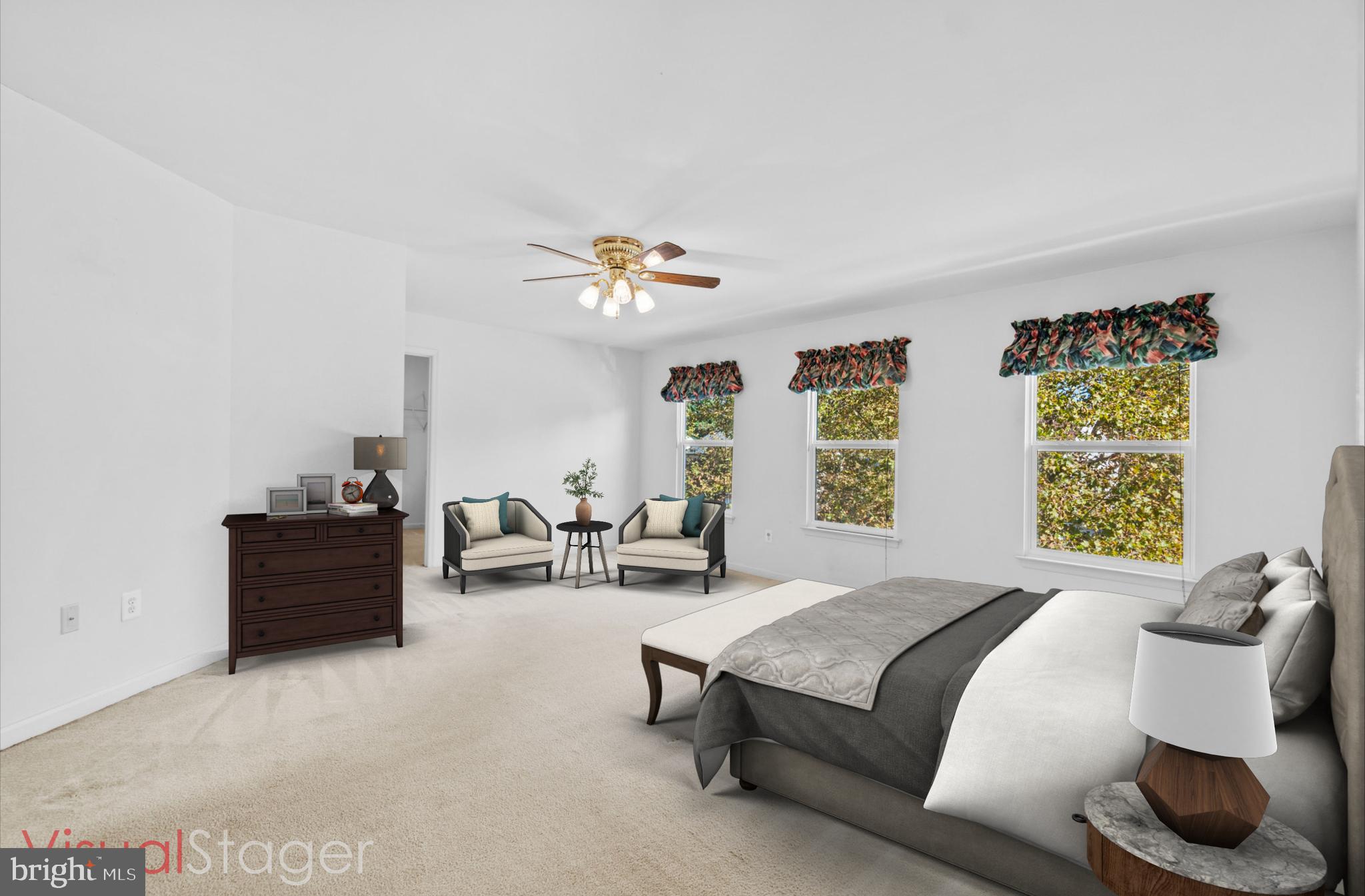 2008 Windys Run Road Catonsville, MD 21228 - Photo 28 of 53 Primary suite virtually staged