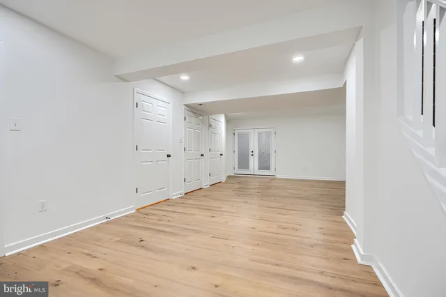 a view of empty room