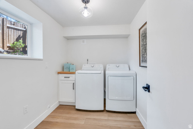 3813 North Foothill Drive Provo, UT 84604 - Photo 46 of 71 Dedicated laundry area featuring wood-finish flooring and white walls