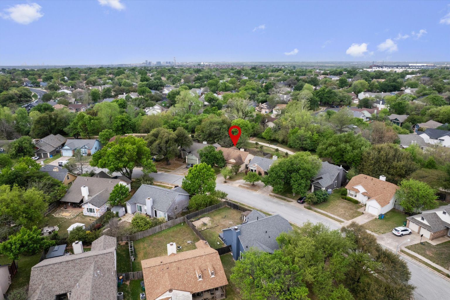 14818 Yellowleaf Trail Austin, TX 78728 - Photo 39 of 40 an aerial view of a houses with a yard