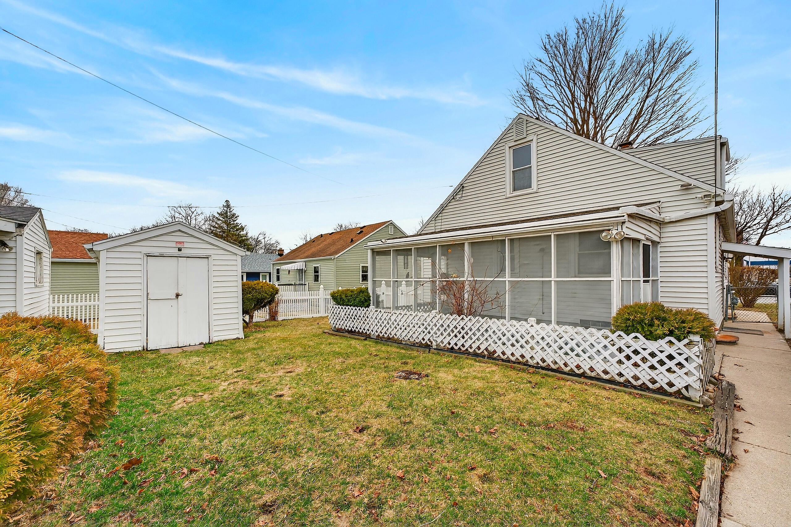 6726 West Silver Spring Drive Milwaukee, WI 53218 - Photo 43 of 46 Fenced Yard with Shed!