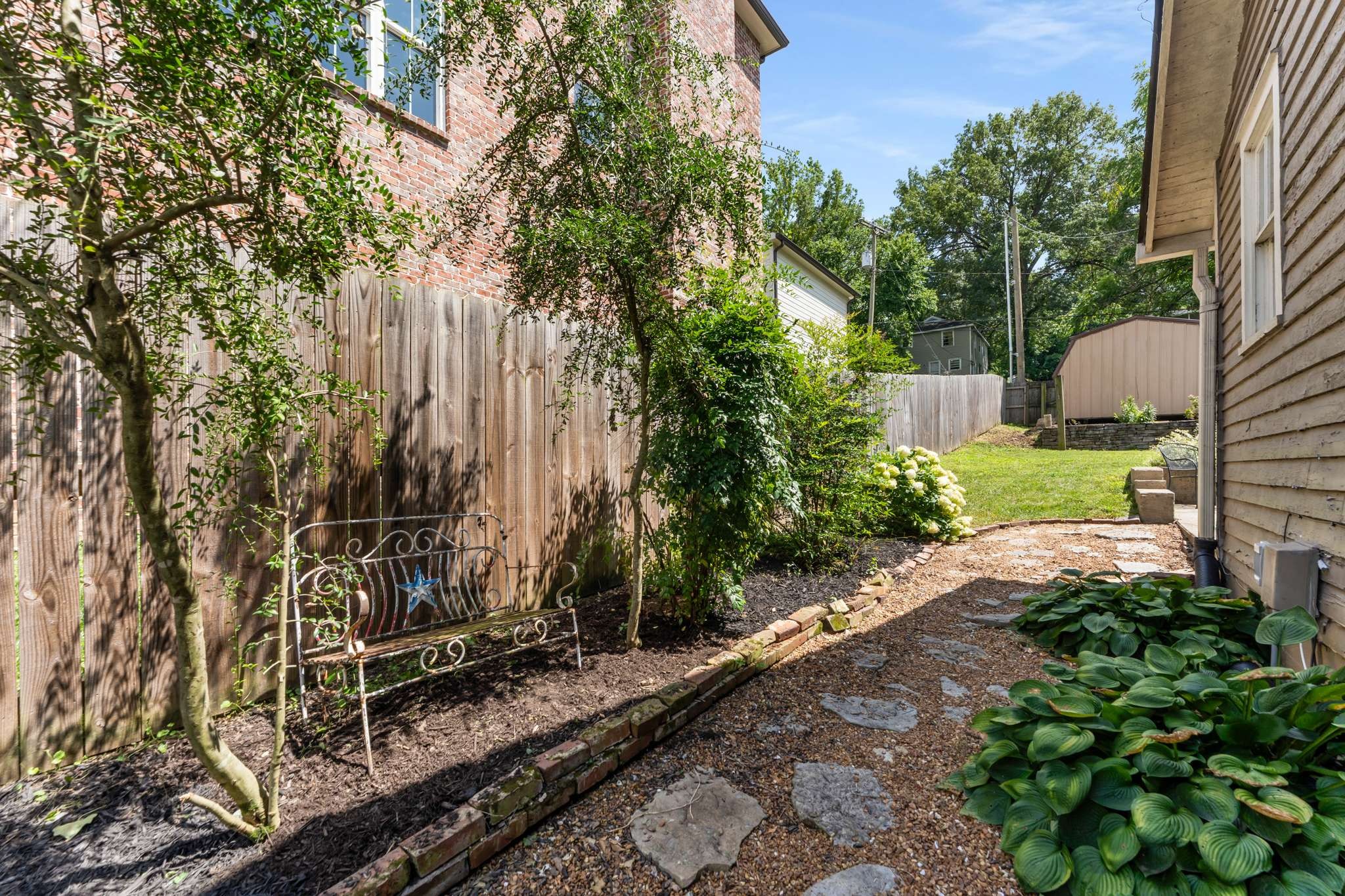 3905 Nevada Avenue Nashville, TN 37209 - Photo 29 of 39 a backyard of a house with lots of green space