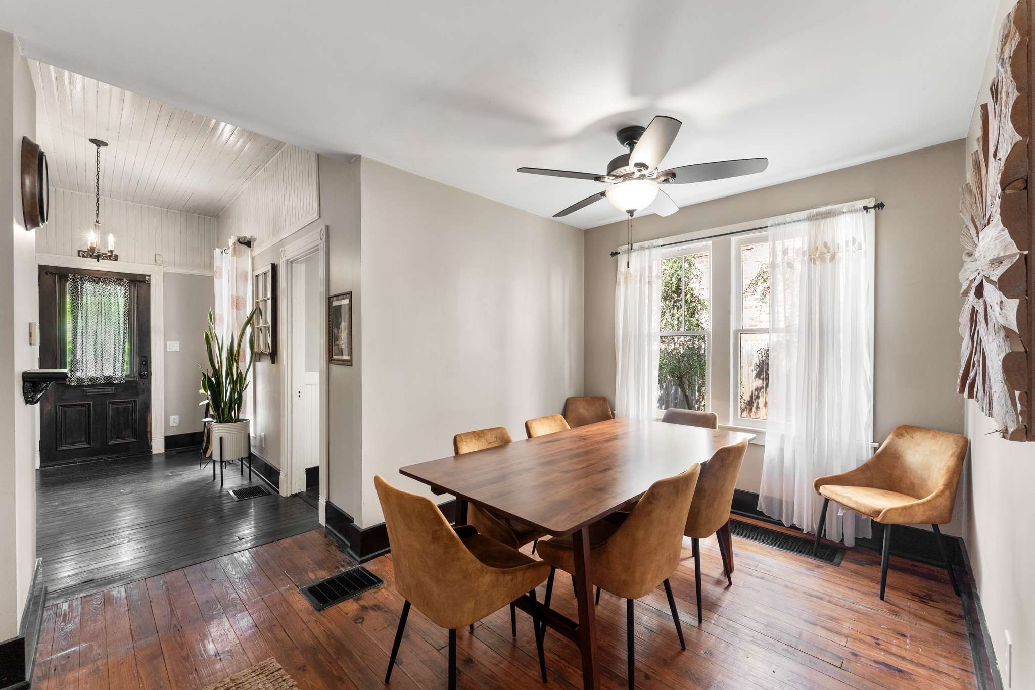 3905 Nevada Avenue Nashville, TN 37209 - Photo 10 of 39 a view of a dining room with furniture window and wooden floor