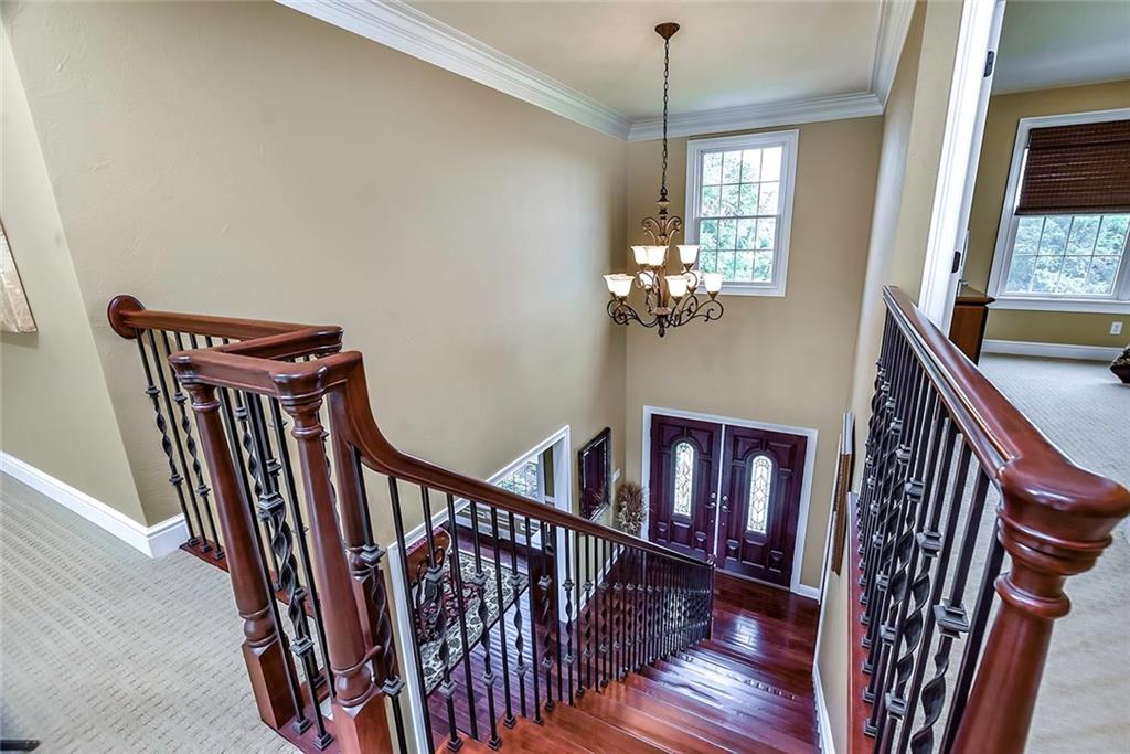 182 Joe Cain Road Bulger, PA 15019 - Photo 4 of 25 Hand-scraped Hardwood Steps and Gleaming Hardwood Floors Through Out The First Floor!