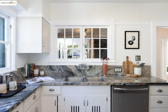 a bed room with a bed and a night lamp