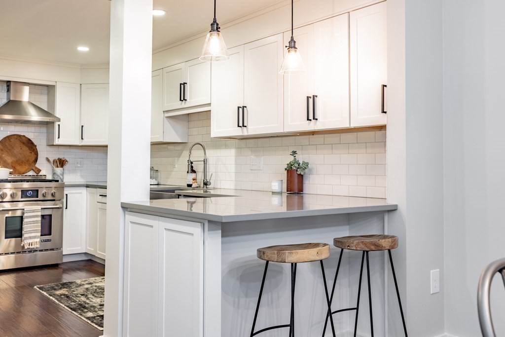 165 Converse Street, Unit 1 Longmeadow, MA 01106 - Photo 7 of 17 a kitchen with stainless steel appliances a sink and cabinets