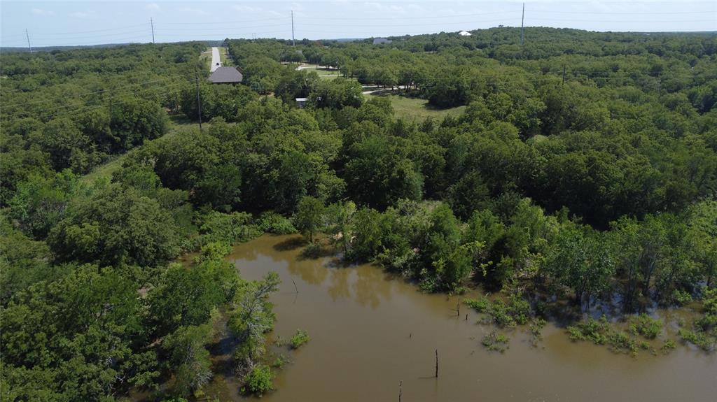 194 Lakeview Court Sunset, TX 76270 - Photo 12 of 19 an aerial view of green landscape with trees houses and lake view